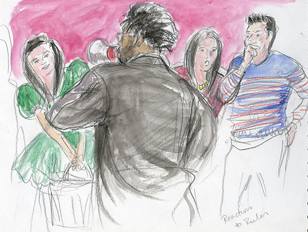 Questlove Museum of Ice Cream Event, illustration by Elizabeth Williams
